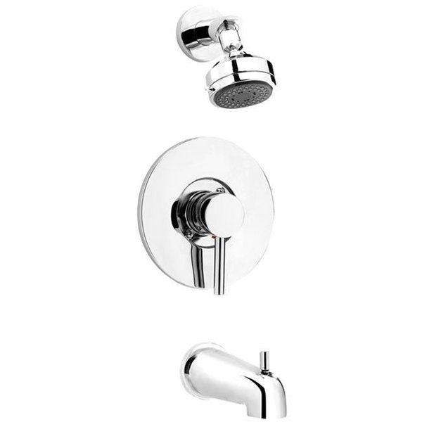 Belanger Belanger DEL90CCP 7.68 x 7.72 x 6.69 in. Bathtub & Shower Faucet with 1 Handle; Polished Chrome DEL90CCP